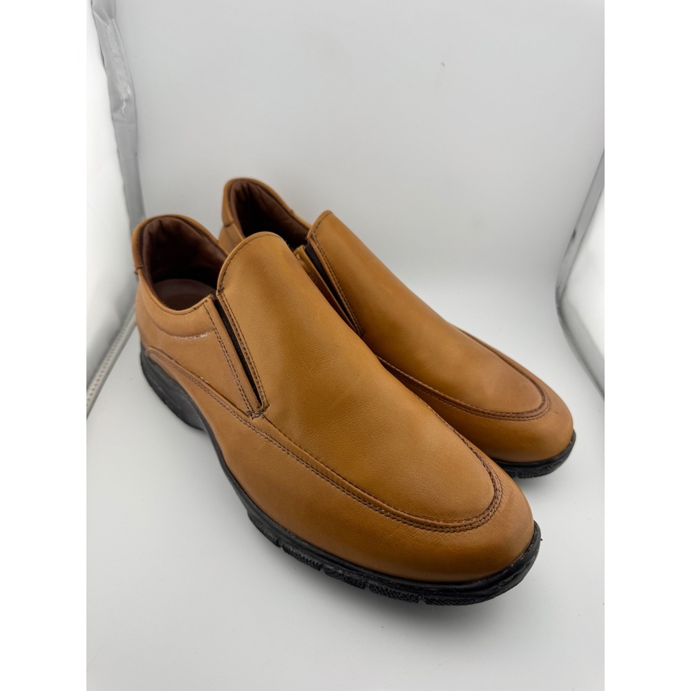 Allen Edmonds Weekender Tan Leather Slip On Loafers Mens 10 D 3771 Made in USA